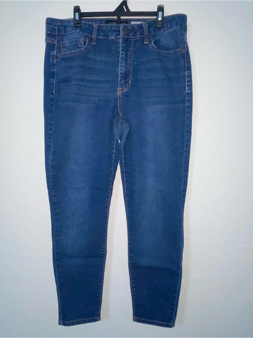 Aeropostale Dark Blue High-Rise Skinny Jeans